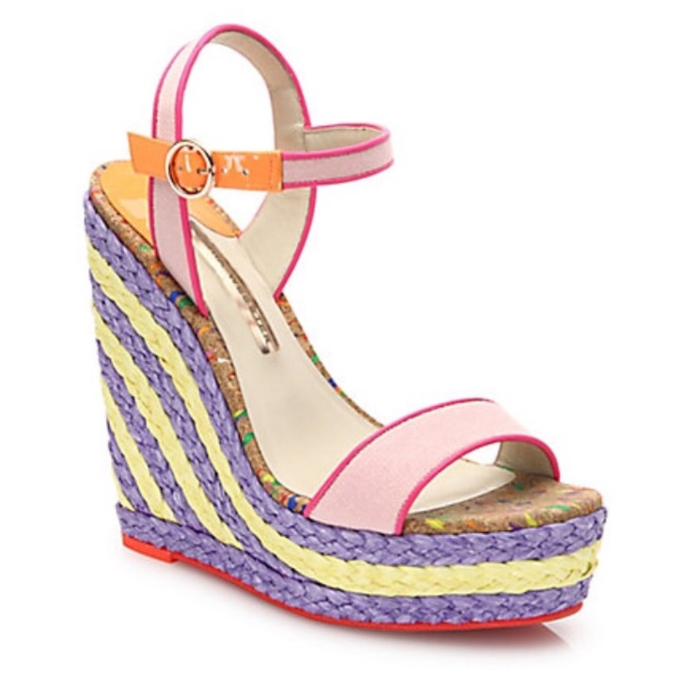 Sophia Webster color wedge sandals 37